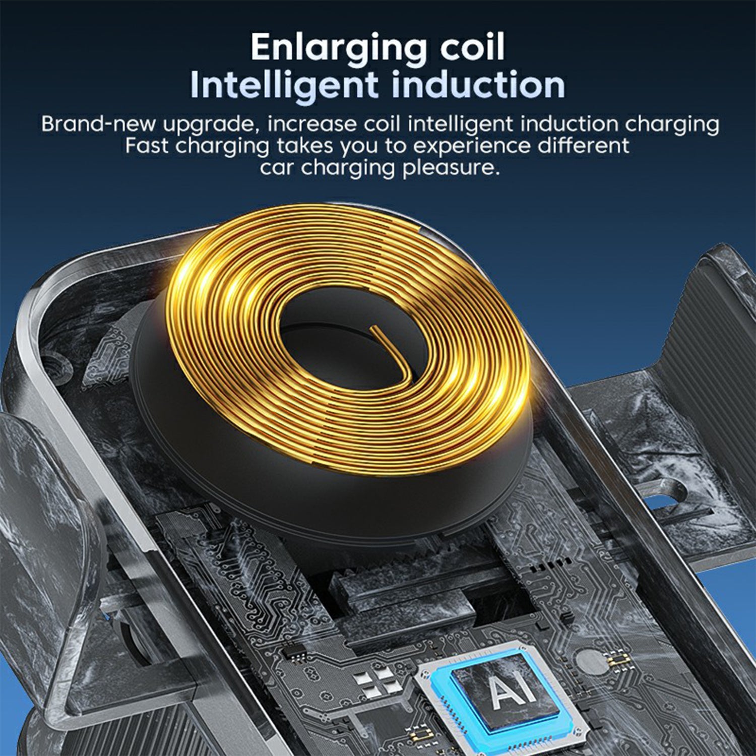 X12s 66W High Power Intelligent Induction Car Air Vent Hook Wireless Charger X12s 66W High Power Intelligent Induction Car Air Vent Hook Wireless Charger